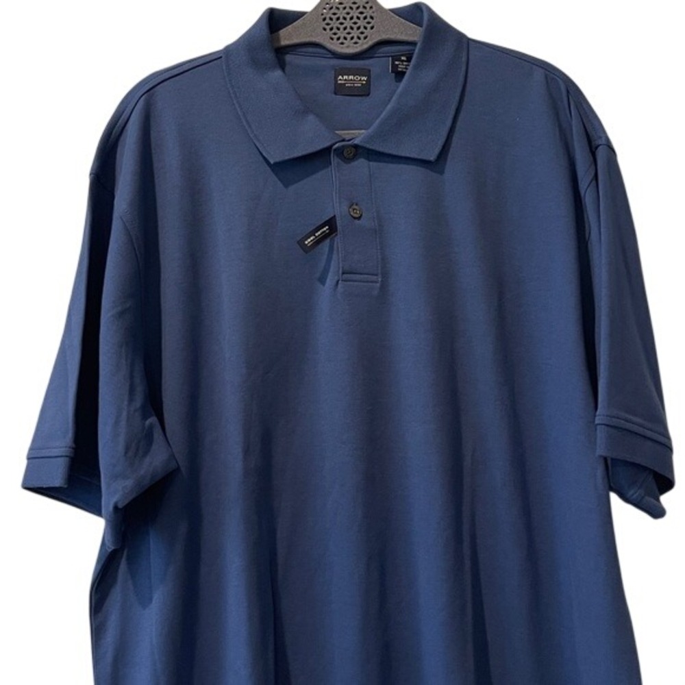Arrow‎ Classic Navy Polo Shirt XL NWT